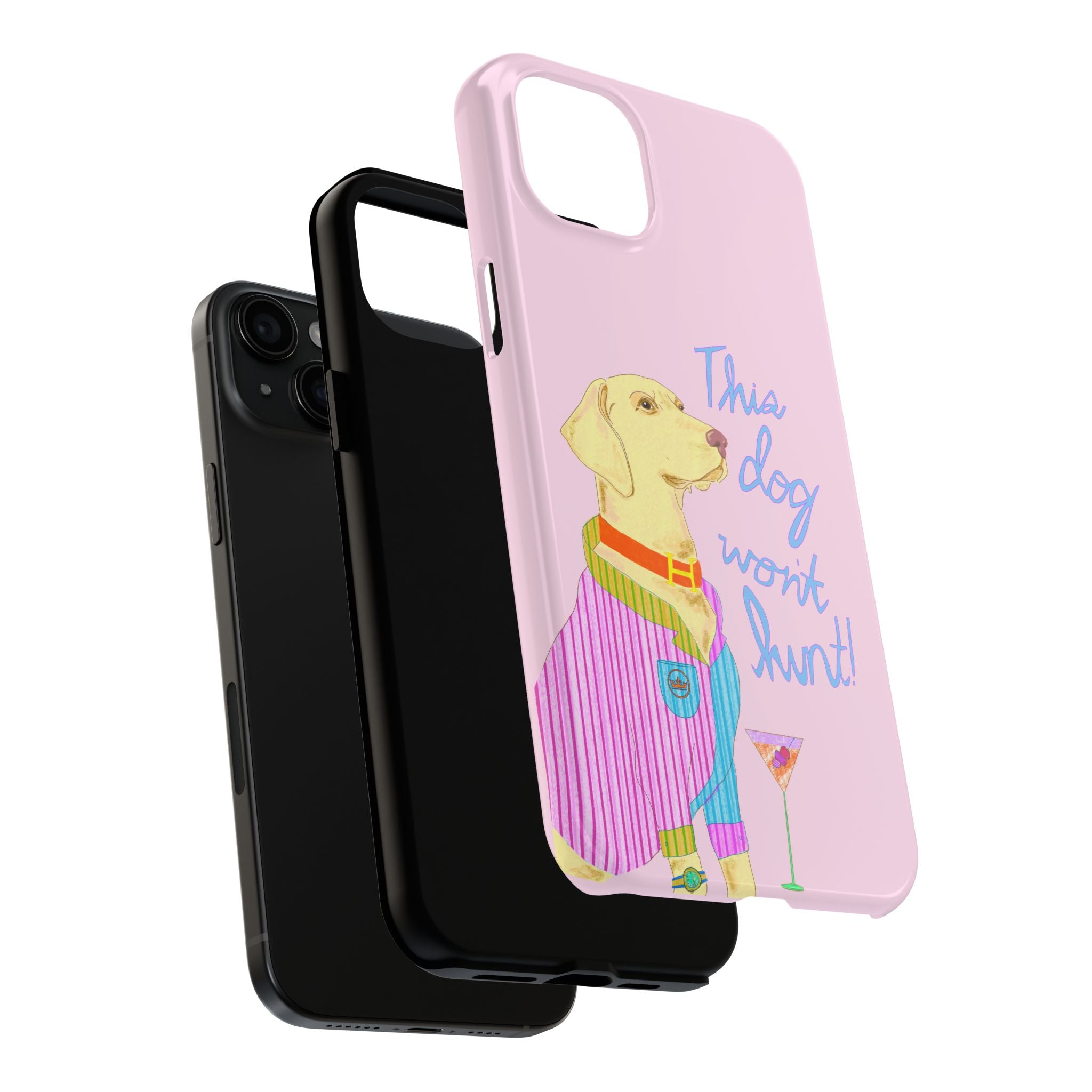 This Lab Won't Hunt Pink Phone Case