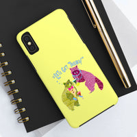 Lets Get Trashed Yellow Phone Case