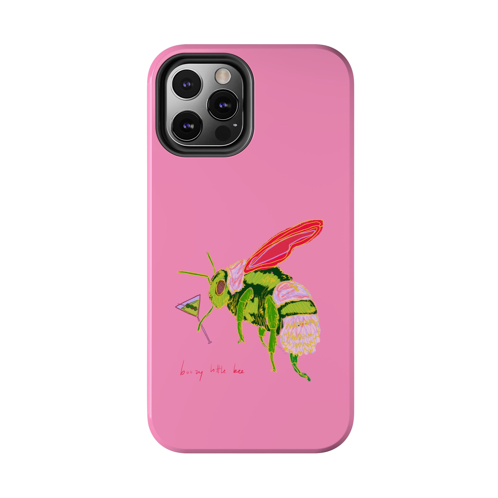 The Pink Boozy Little Bee Phone Case