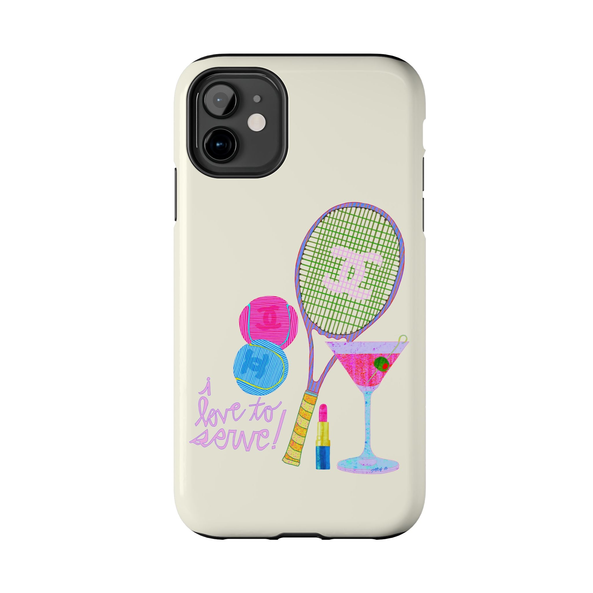 I Love to Serve Phone Case