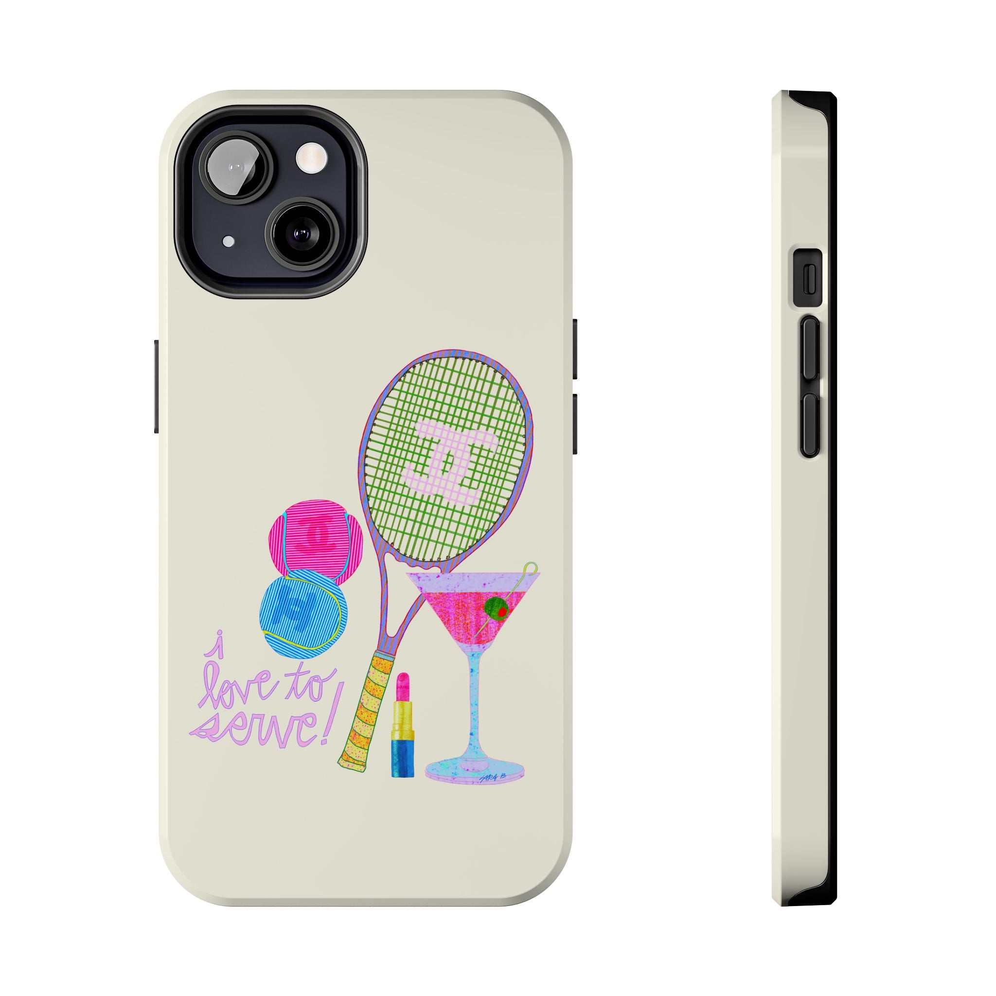 I Love to Serve Phone Case