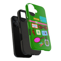 What's in My Bag Green Phone Case