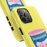 New York Coffee Cup Yellow Phone Case