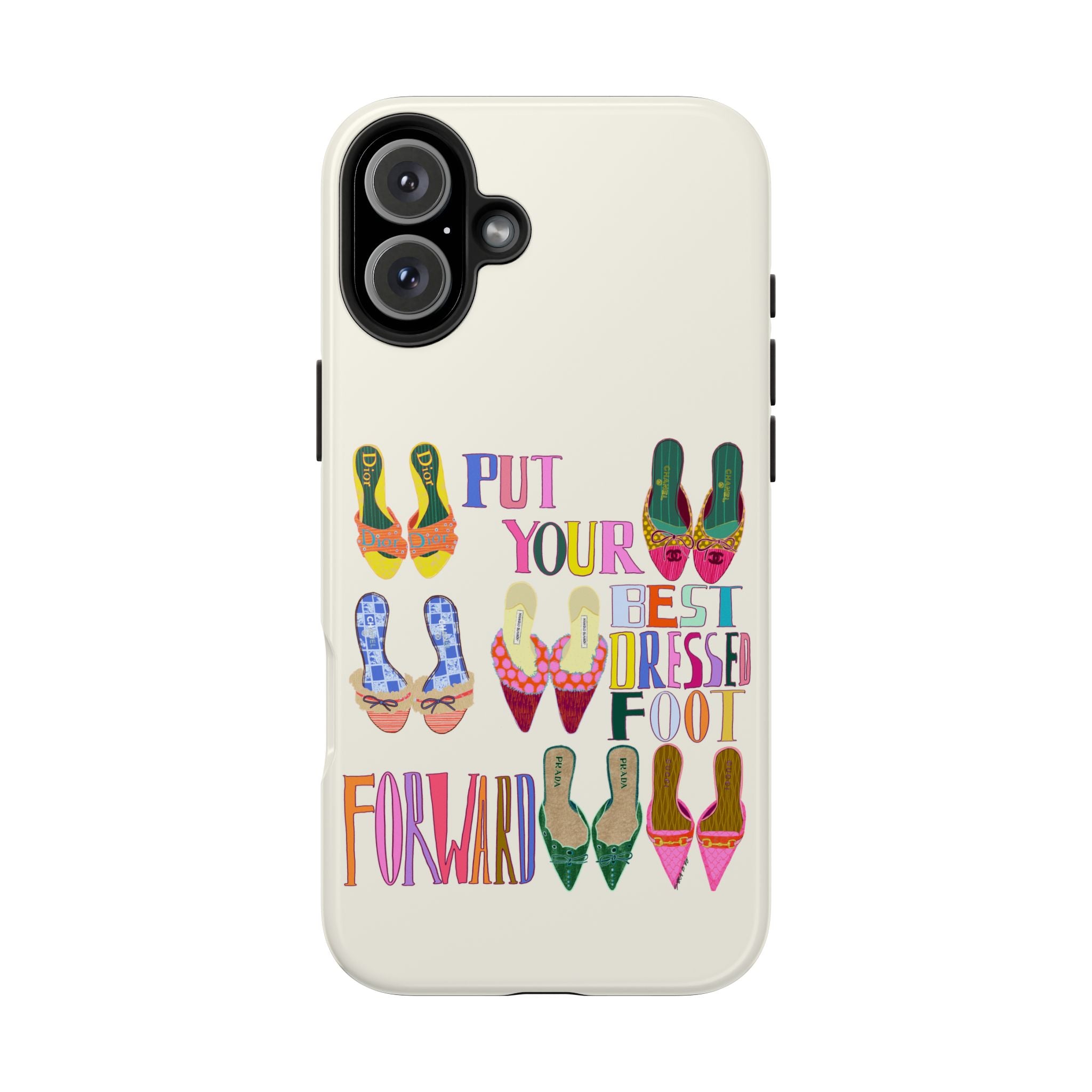 Best Dressed Foot Cream Phone Case