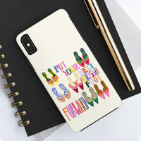 Best Dressed Foot Cream Phone Case