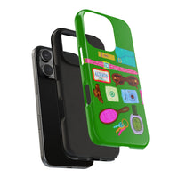 What's in My Bag Green Phone Case