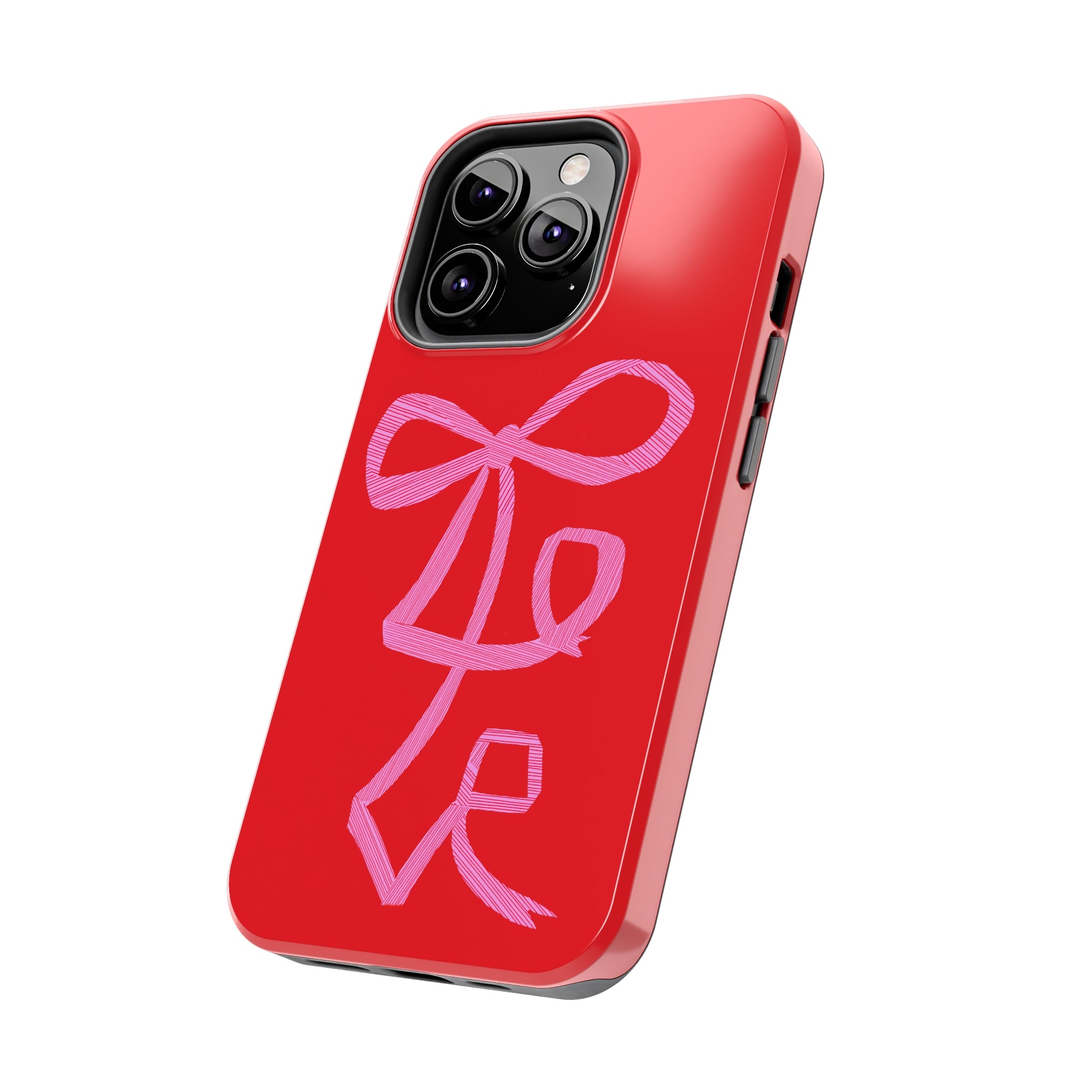 Red Lovely Ribbon Phone Case