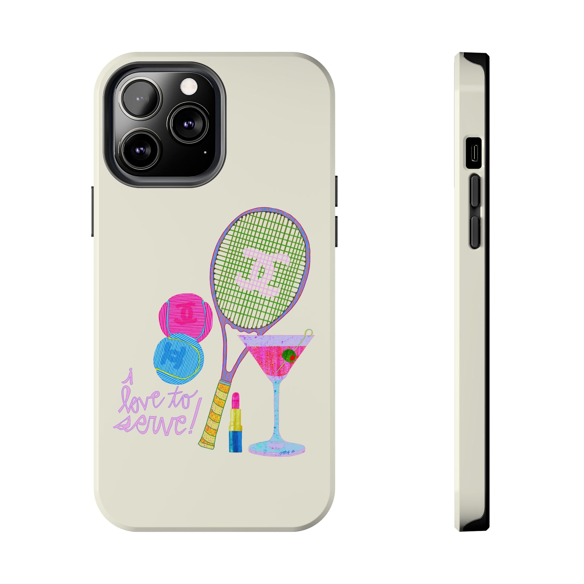 I Love to Serve Phone Case