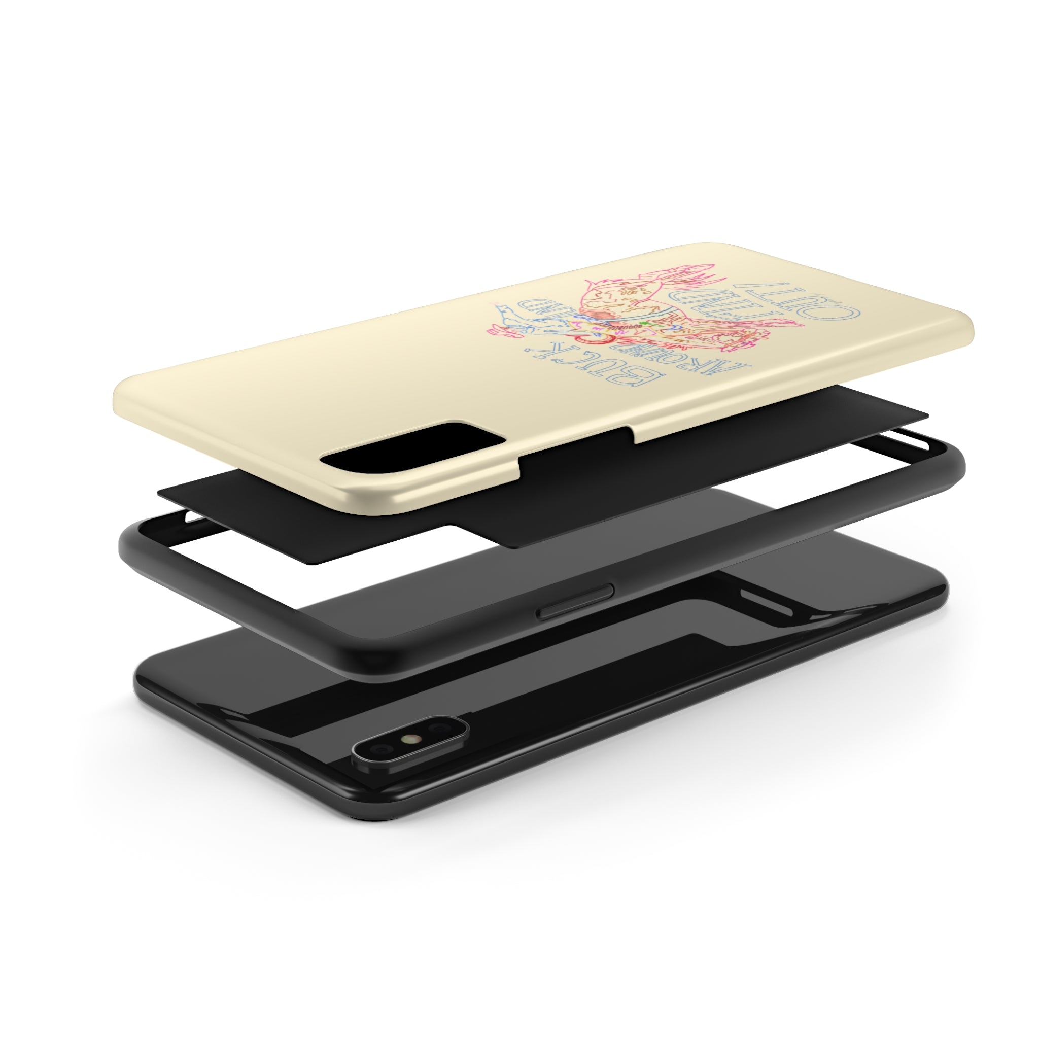 Beige Buck Around Phone Case