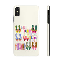 Best Dressed Foot Cream Phone Case