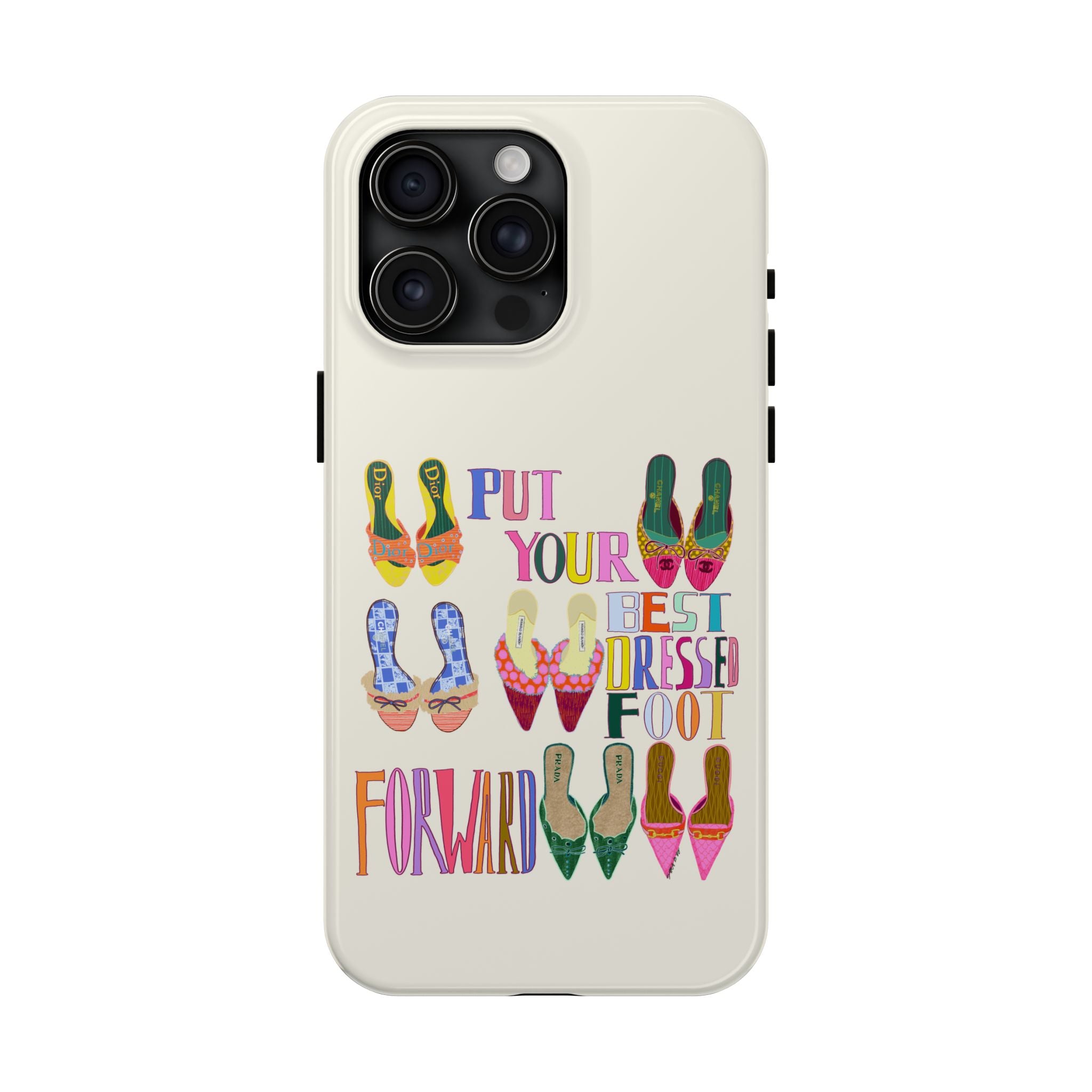 Best Dressed Foot Cream Phone Case