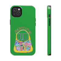 Manifesting Gucci Phone Case Green