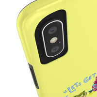 Lets Get Trashed Yellow Phone Case