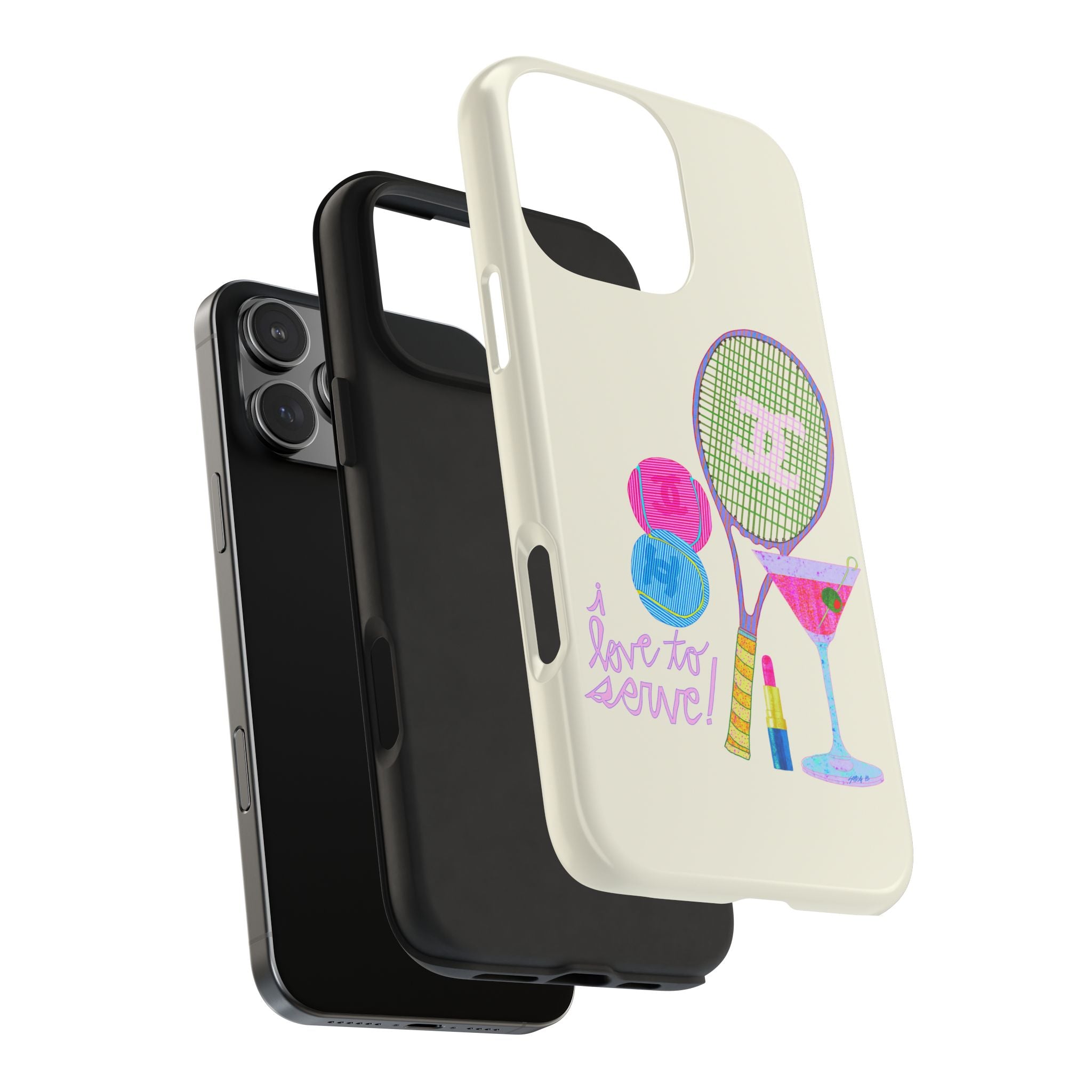 I Love to Serve Phone Case