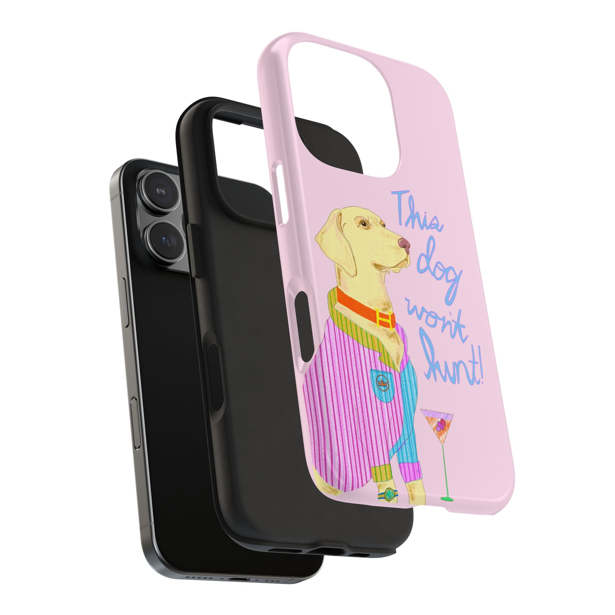 This Lab Won't Hunt Pink Phone Case