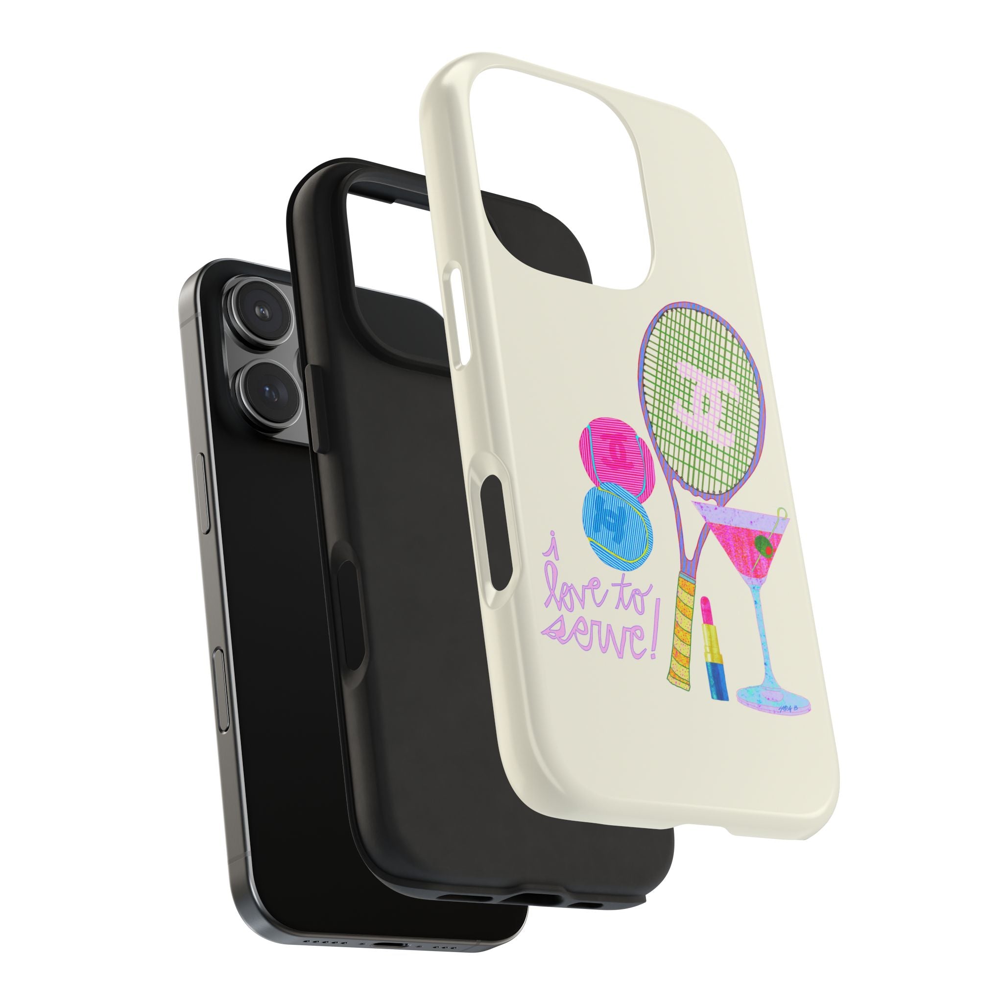 I Love to Serve Phone Case