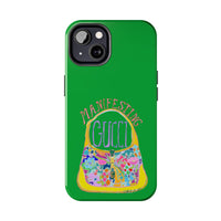 Manifesting Gucci Phone Case Green