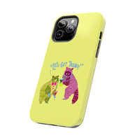 Lets Get Trashed Yellow Phone Case
