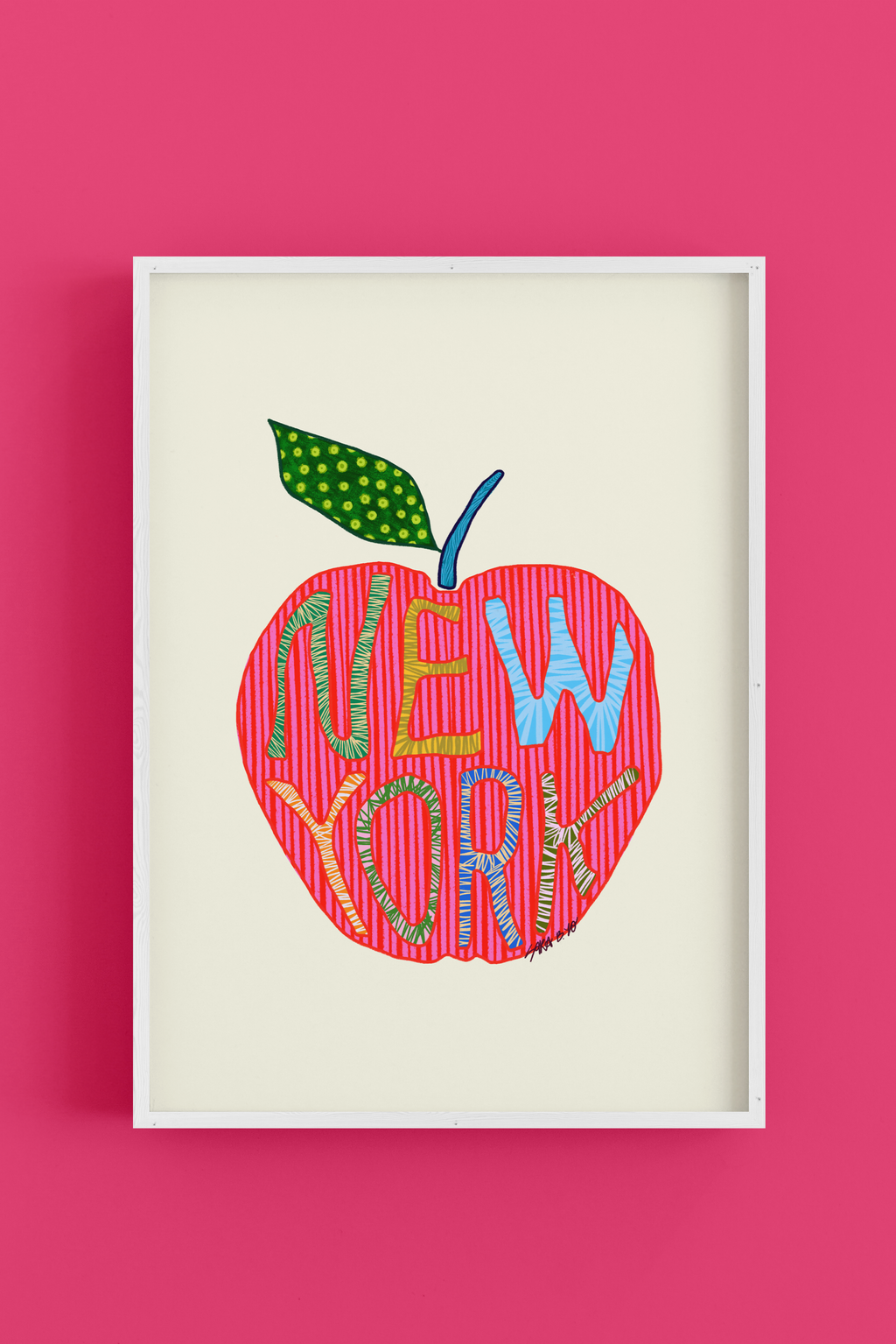 Apple of My Eye - Art Poster Print – The Intuitive Creative