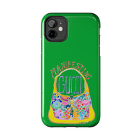 Manifesting Gucci Phone Case Green