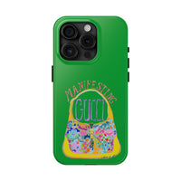 Manifesting Gucci Phone Case Green