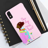 This Dog Won't Hunt Pink Phone Case