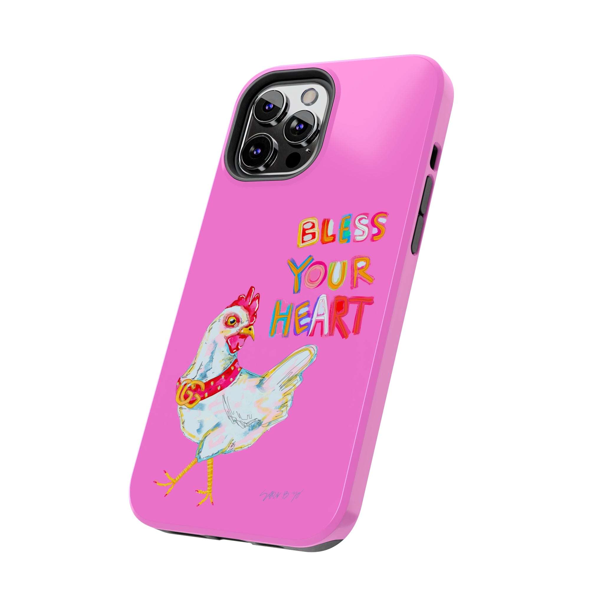 Pink Bless Your Heart Phone Case