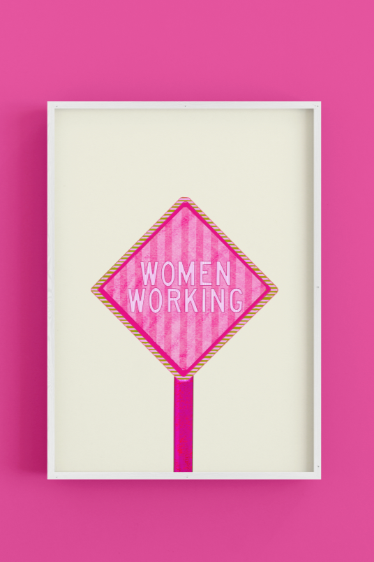 Women Working - Art Poster Print