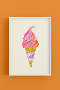 Cute & Sweet Treat - Art Poster Print