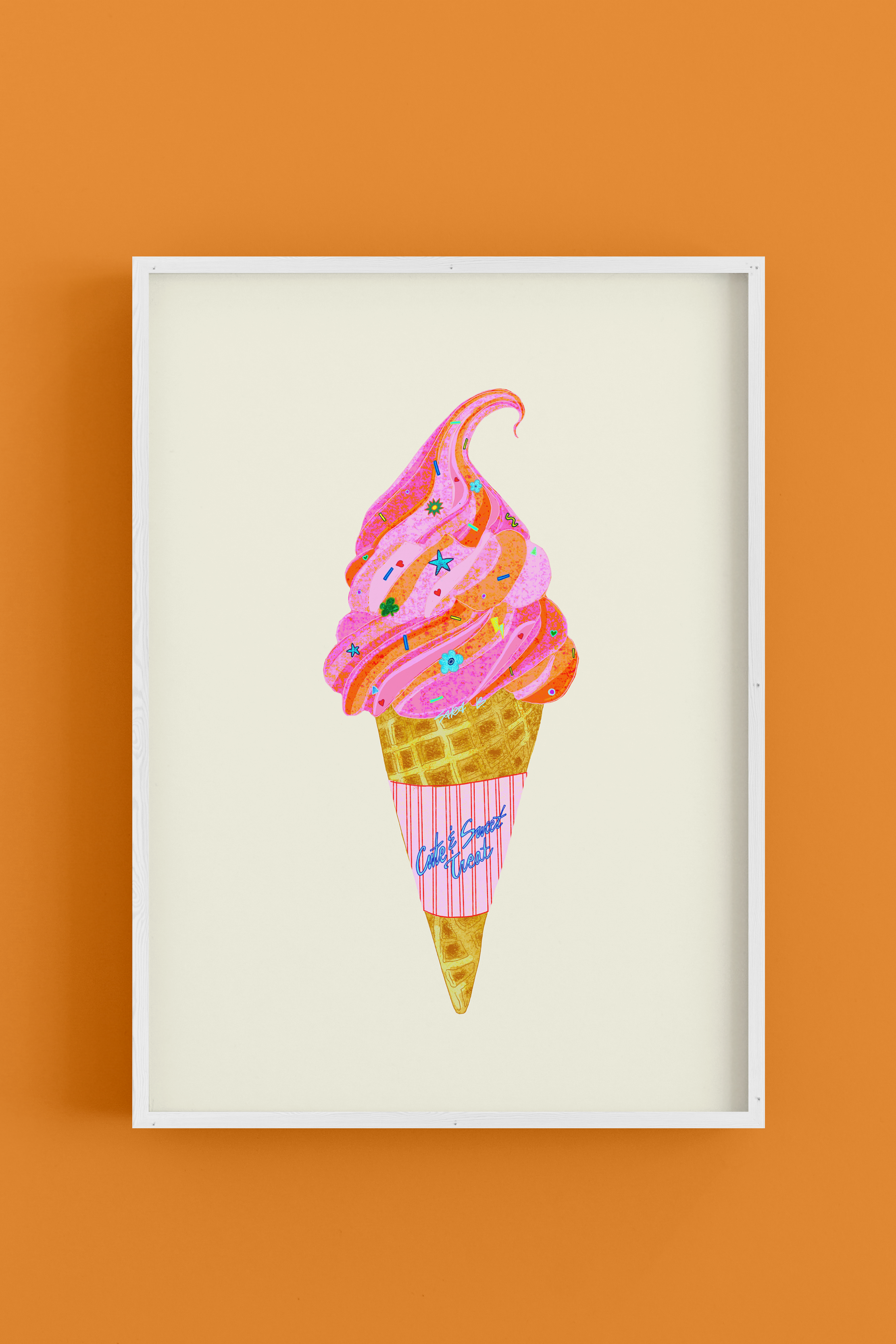 Cute & Sweet Treat - Art Poster Print