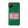 The PINK Card Green Phone Case