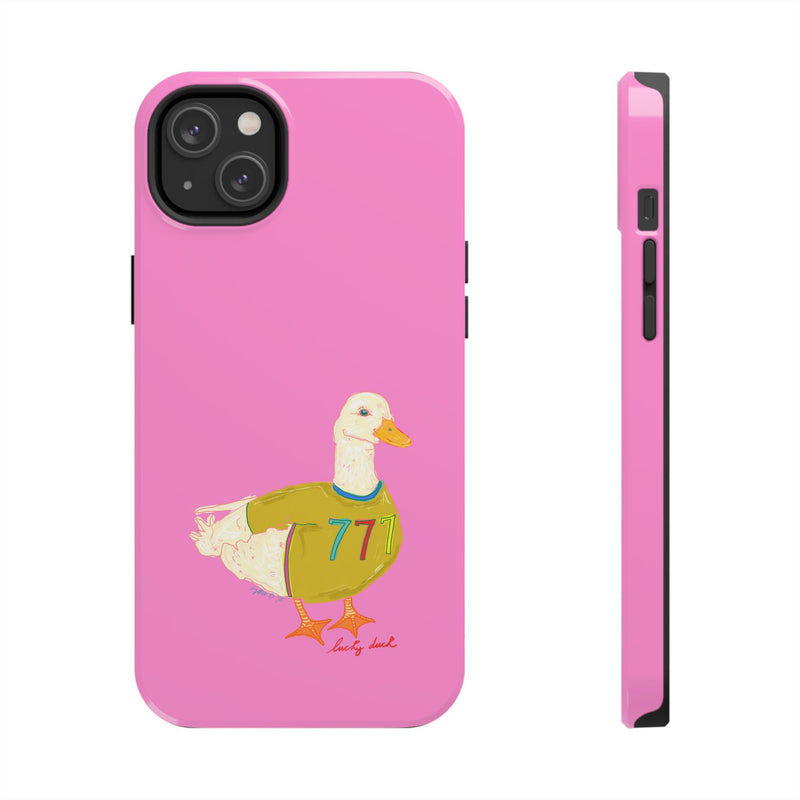 Pink Lucky Duck Phone Case