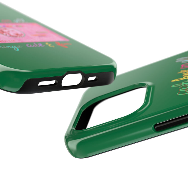 The PINK Card Green Phone Case