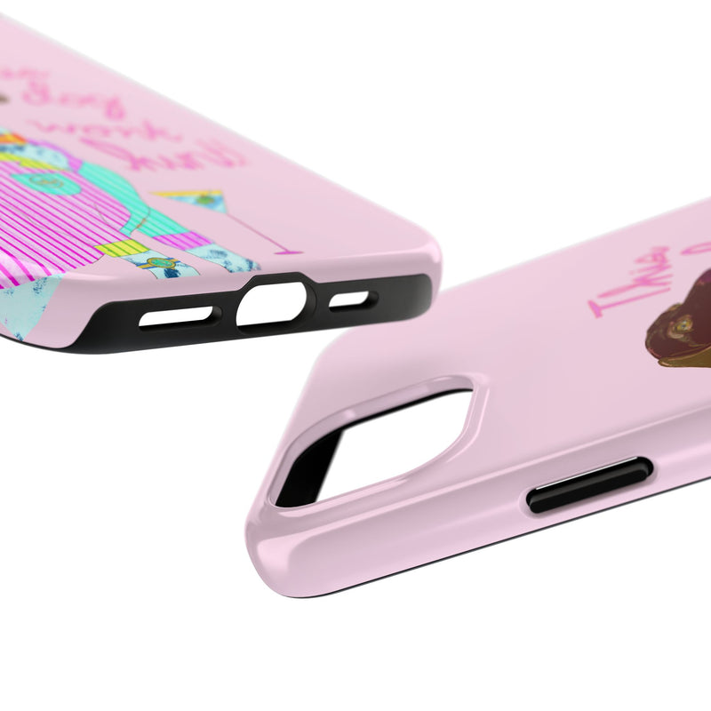 This Dog Won't Hunt Pink Phone Case