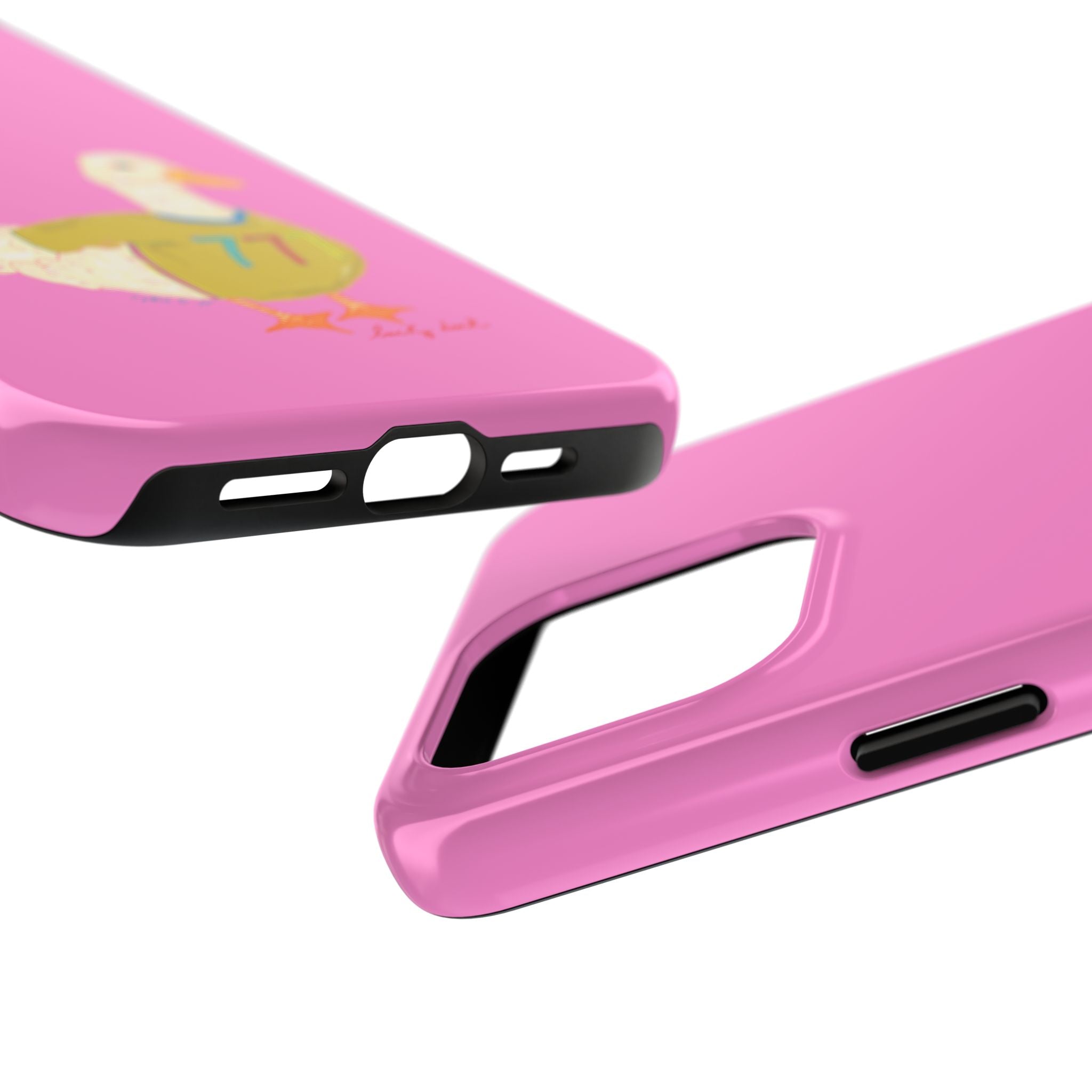 Pink Lucky Duck Phone Case