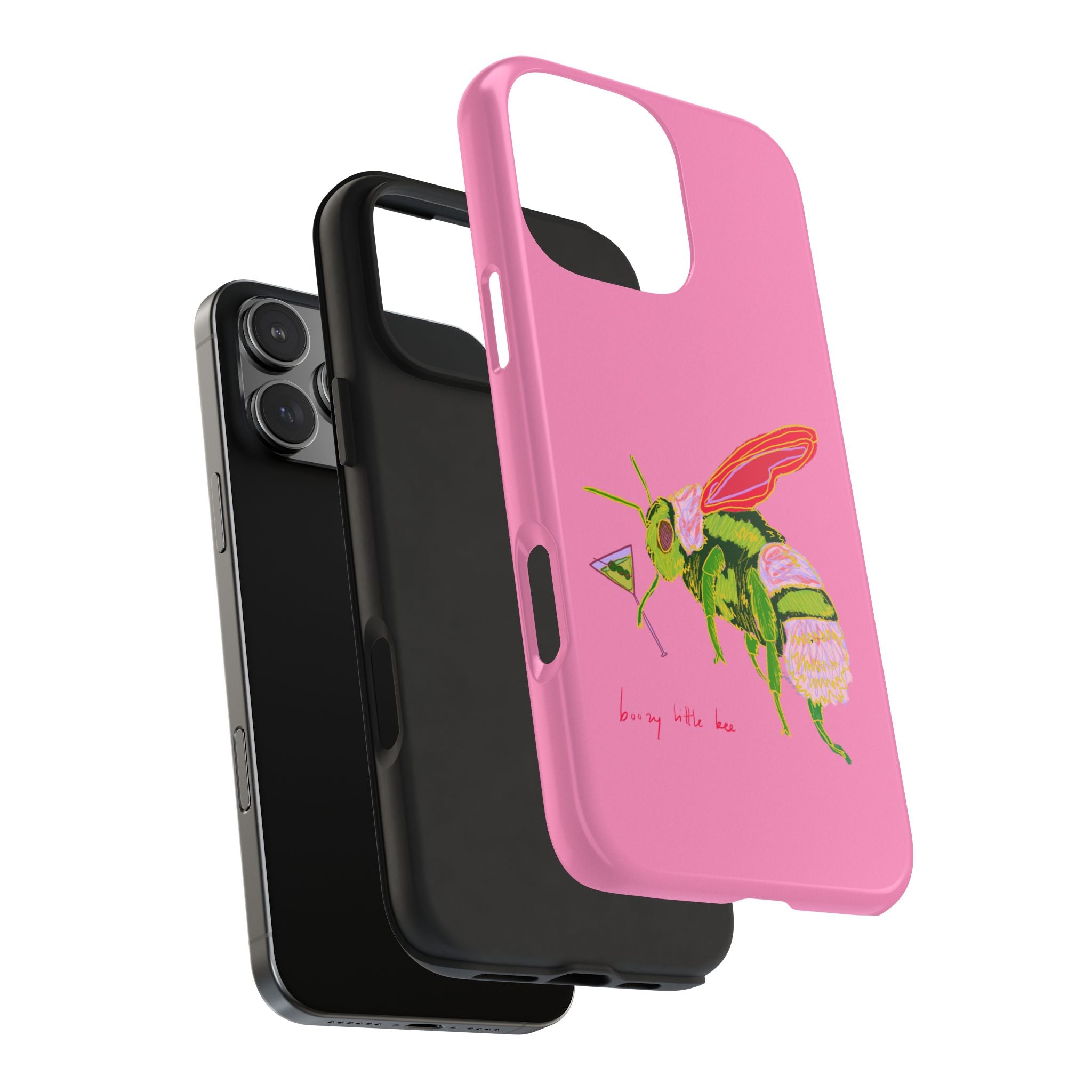 The Pink Boozy Little Bee Phone Case