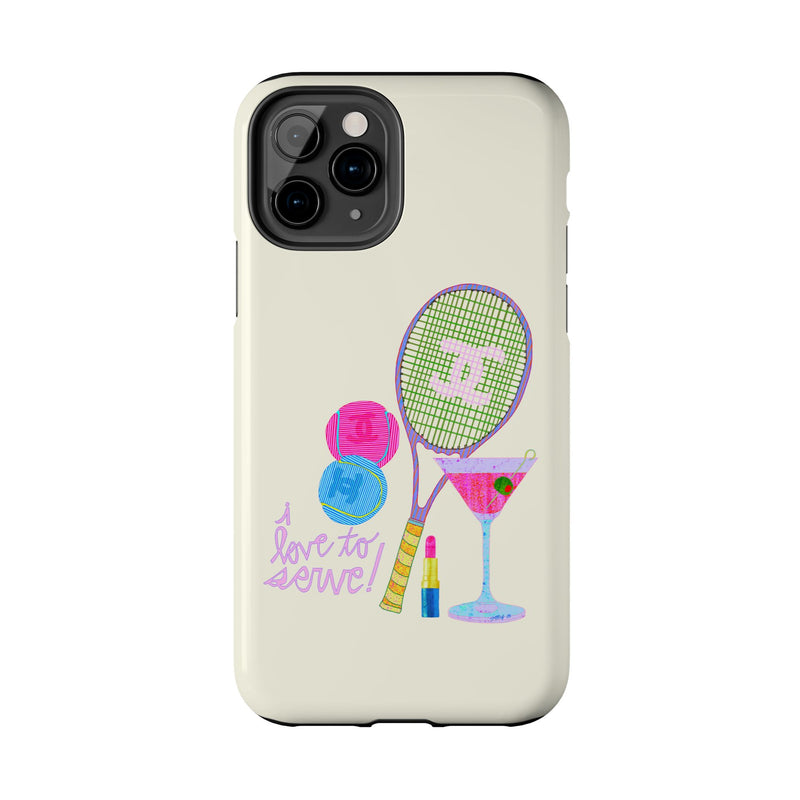 I Love to Serve Phone Case
