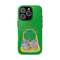 Manifesting Gucci Phone Case Green