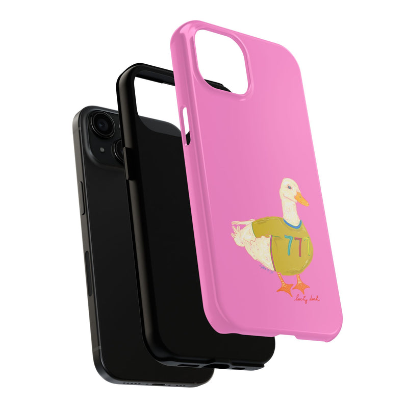 Pink Lucky Duck Phone Case