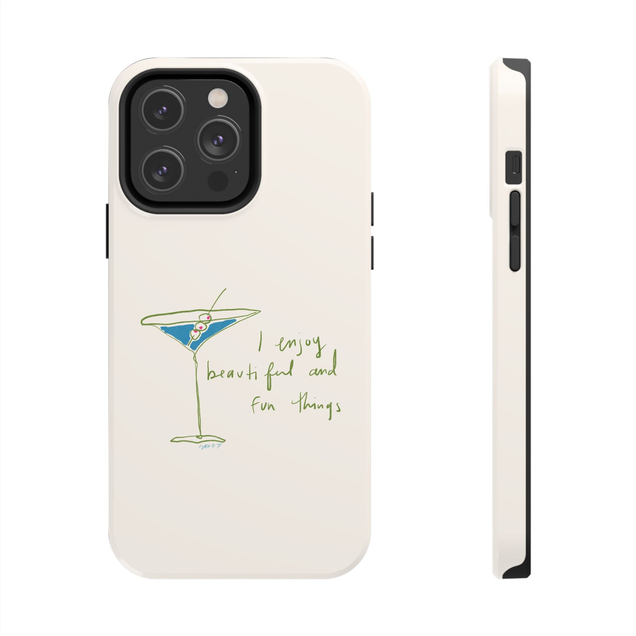 Beautiful & Fun Martini Phone Case