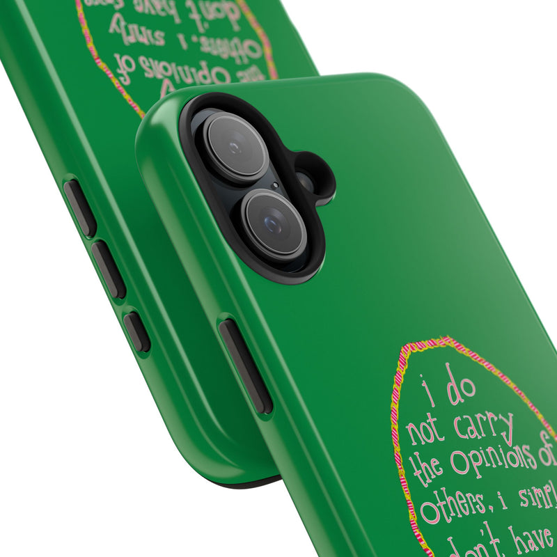 Cute Little Bag Green Phone Case