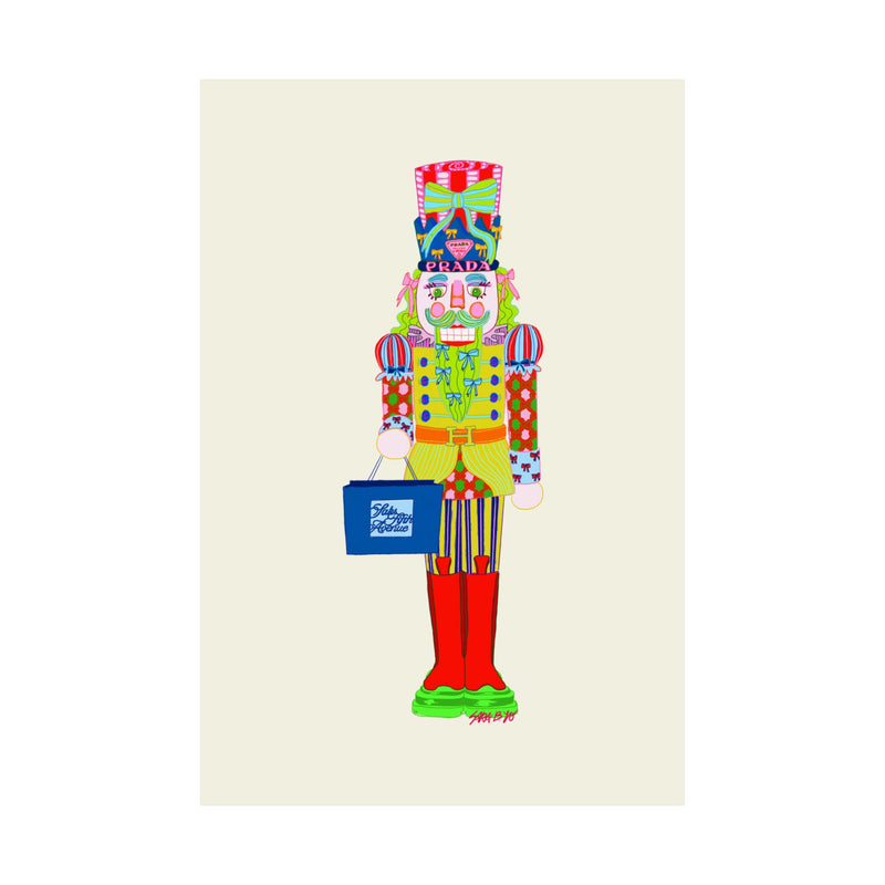 Nicely Dressed Nutcracker Art Print