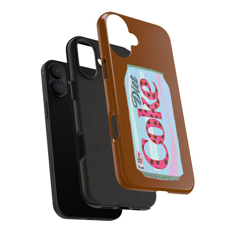 Diet Coke Brown Phone Case