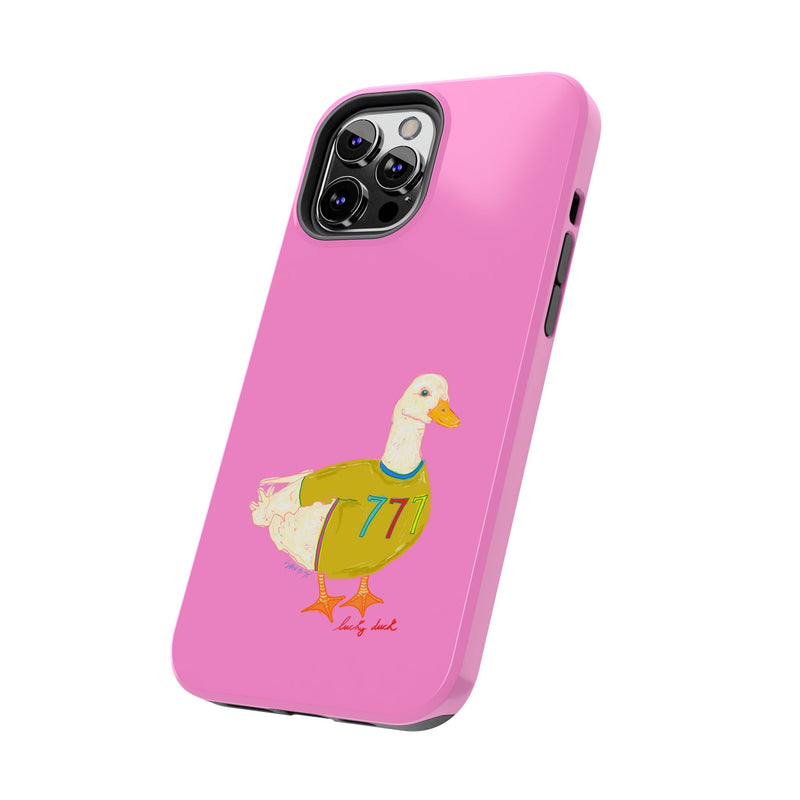 Pink Lucky Duck Phone Case