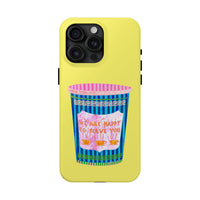 New York Coffee Cup Yellow Phone Case