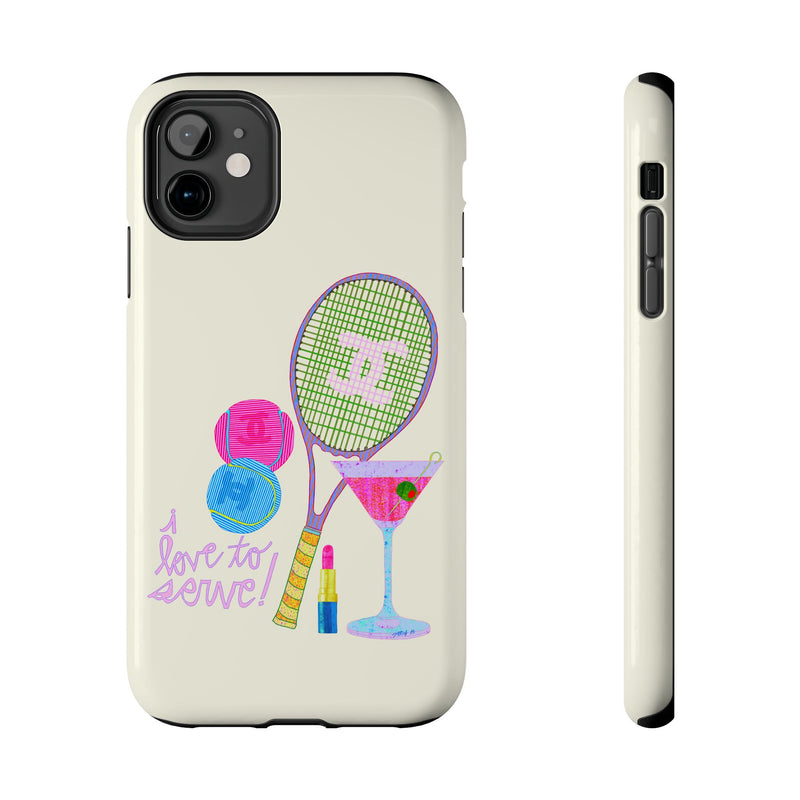 I Love to Serve Phone Case