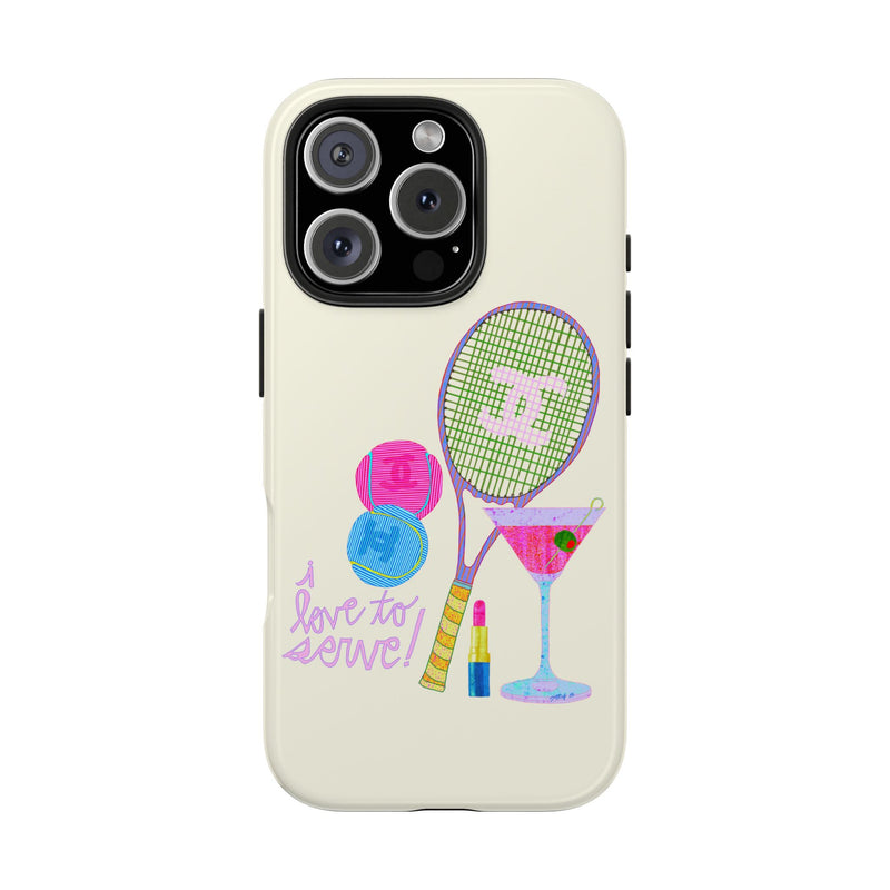 I Love to Serve Phone Case
