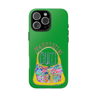 Manifesting Gucci Phone Case Green