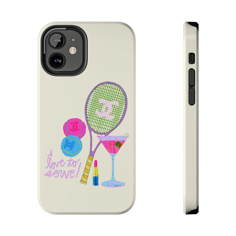 I Love to Serve Phone Case