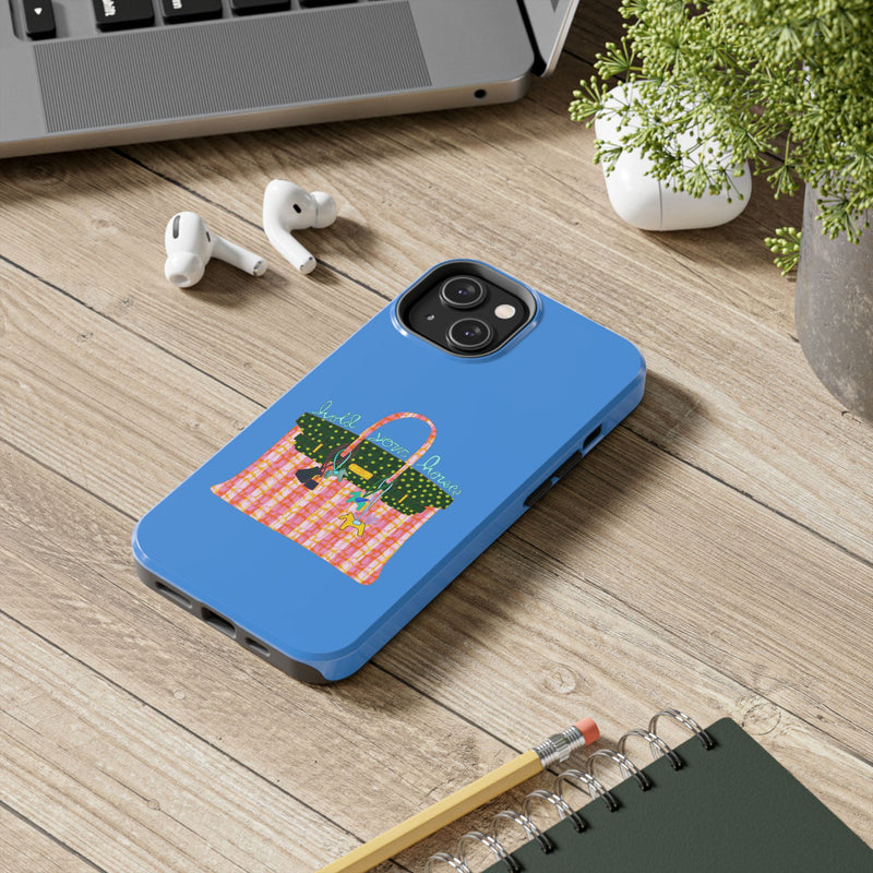 Hold Your Horses Blue Phone Case